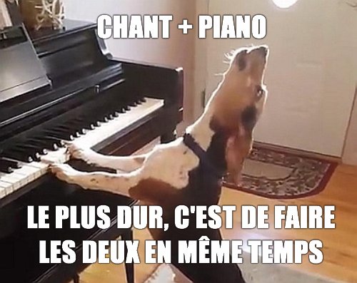 Chant + piano