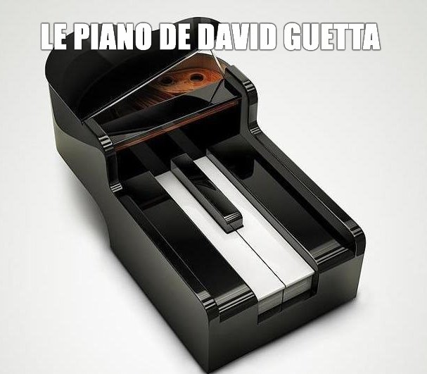 Le piano de David Guetta