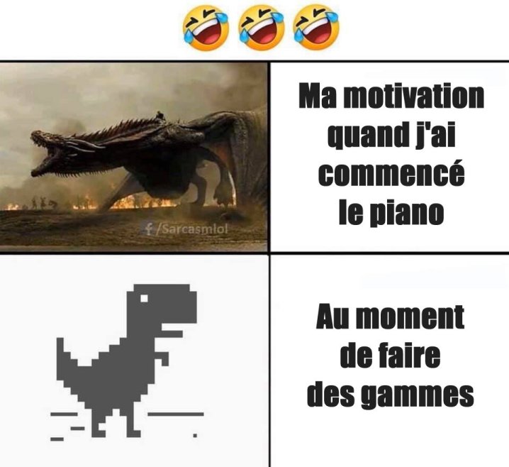 Ma motivation quand j'ai commencé le piano