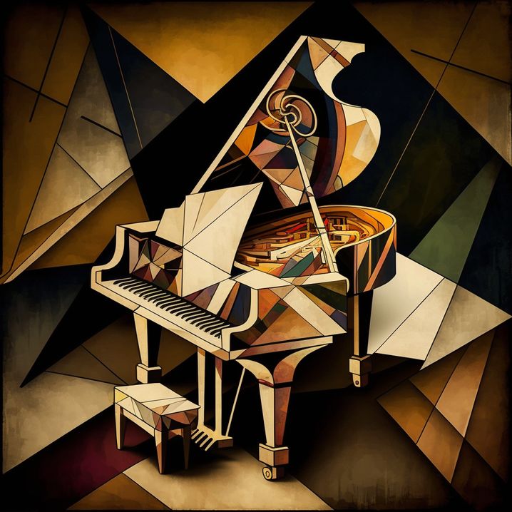 Piano cubiste