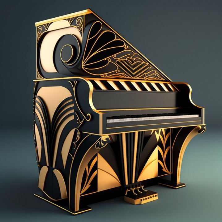 Piano Art Déco