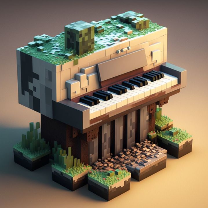 Piano Minecraft