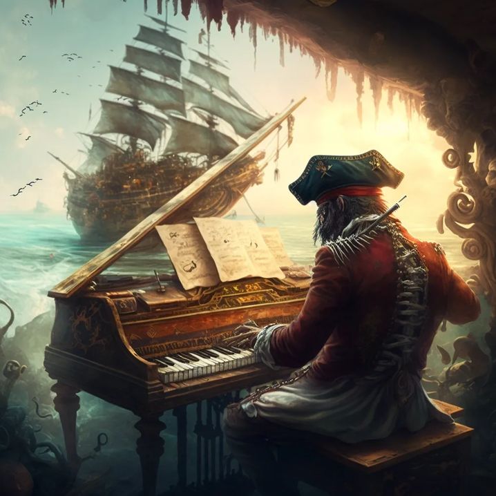 Piano Pirates des Caraïbes