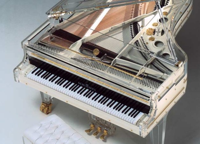 Piano de verre Shimmel CC 213g