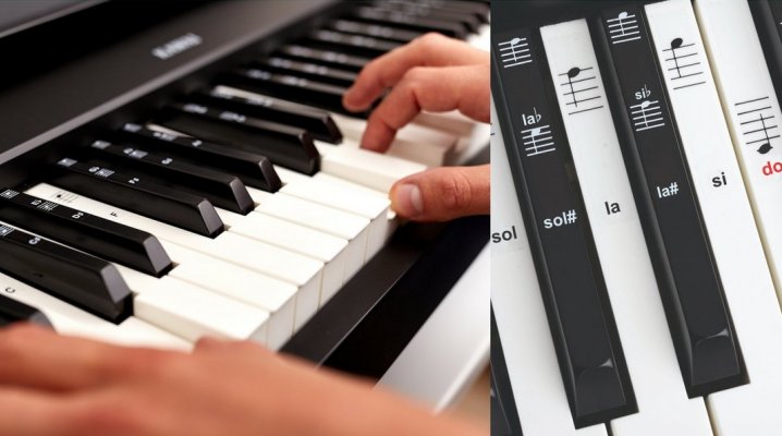 Piano Clavier Note Musique Autocollants Stickers Solfège