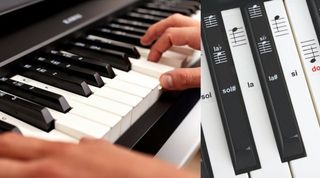 Les autocollants pour notes de piano