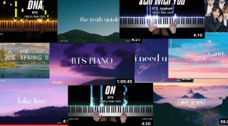 Les reprises de BTS au piano