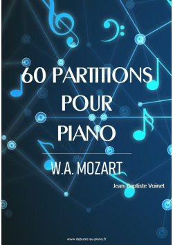 60 partitions pour piano de Mozart