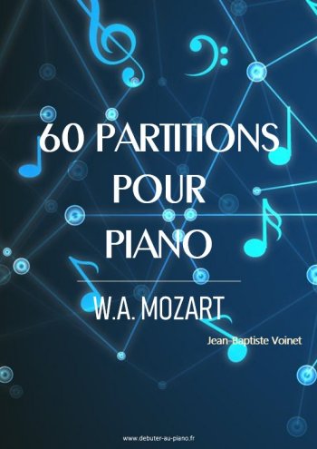 60 partitions pour piano de Mozart