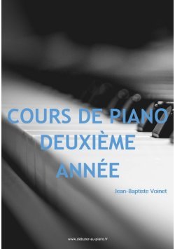 Deuxième année, tous les cours de piano