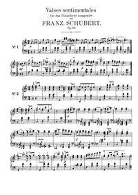 Partitions Pour Piano De Franz Schubert