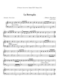 La bataille - Adriano Banchieri