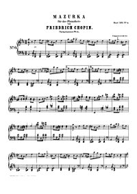 Mazurka - Frederic Chopin
