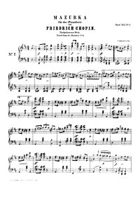 Mazurka - Frederic Chopin