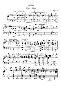 Ballade - Edvard Grieg