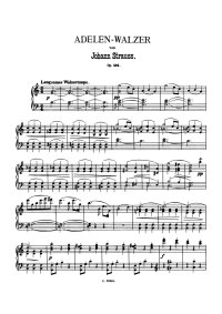 Adelen waltzer - Johann Strauss