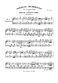 Nikolaï quadrille - Johann Strauss