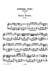 Pappacoda polka - Johann Strauss