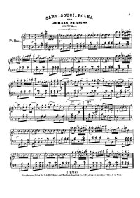 Sans souci polka - Johann Strauss